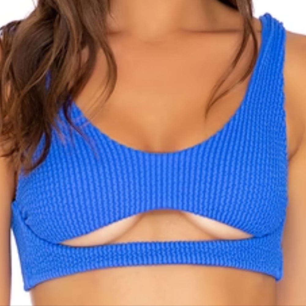 PURA CURIOSIDAD - Open Front Bralette Bikin Set